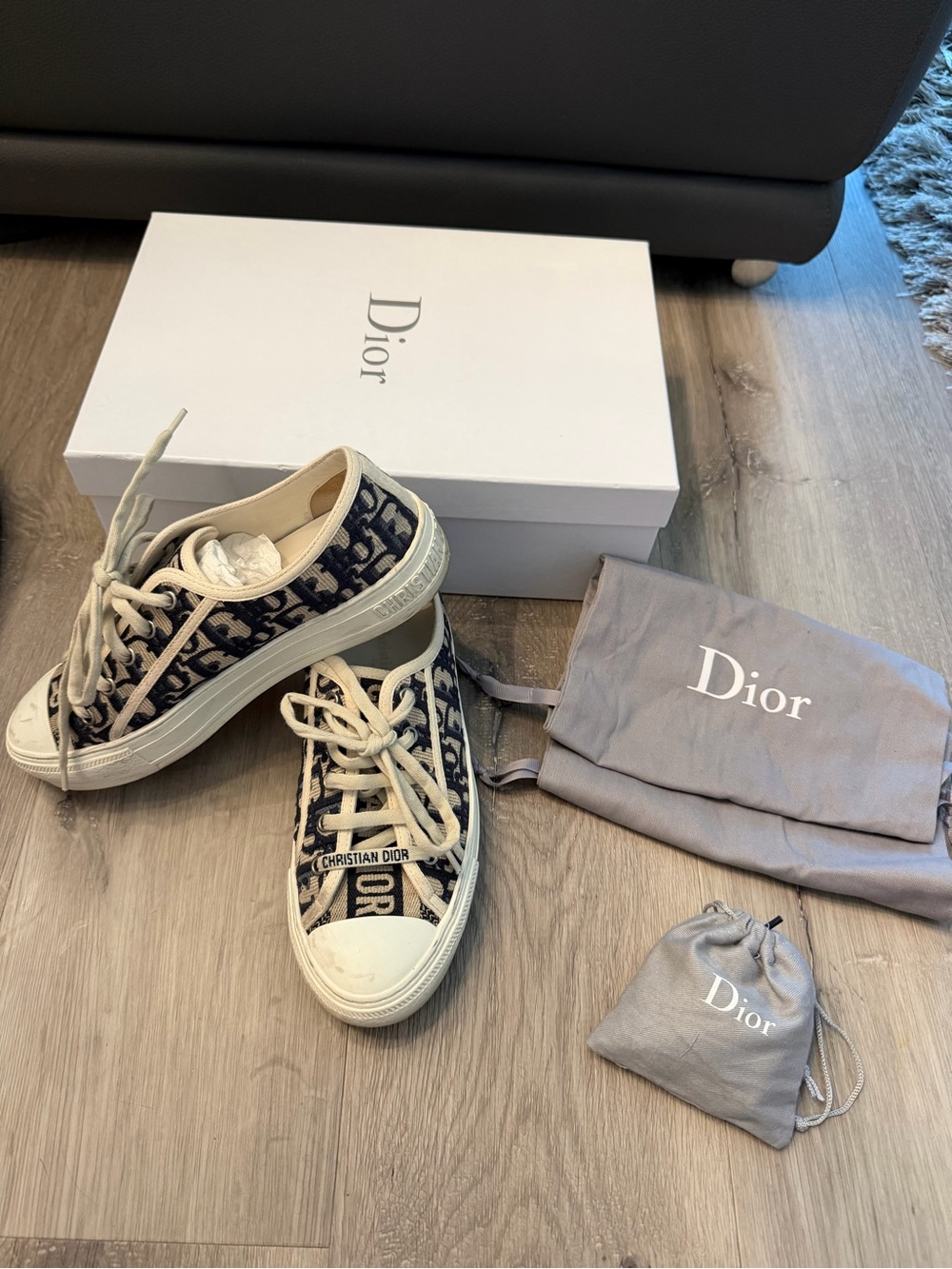 Dior walk’n’dior deep blue sneaker